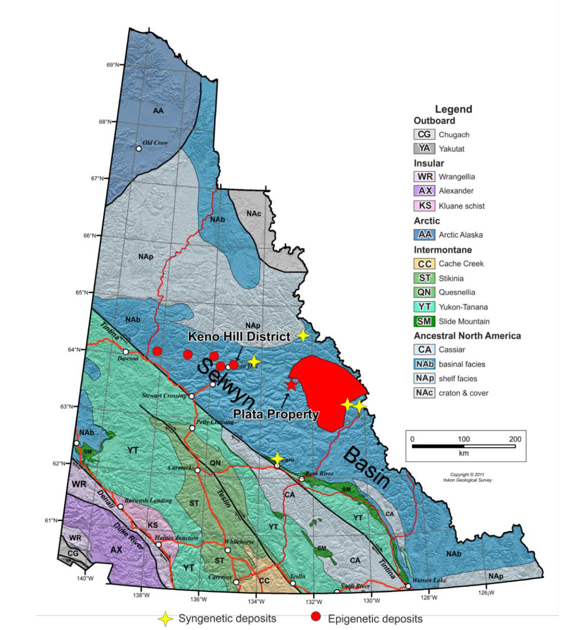 Plata regional geology