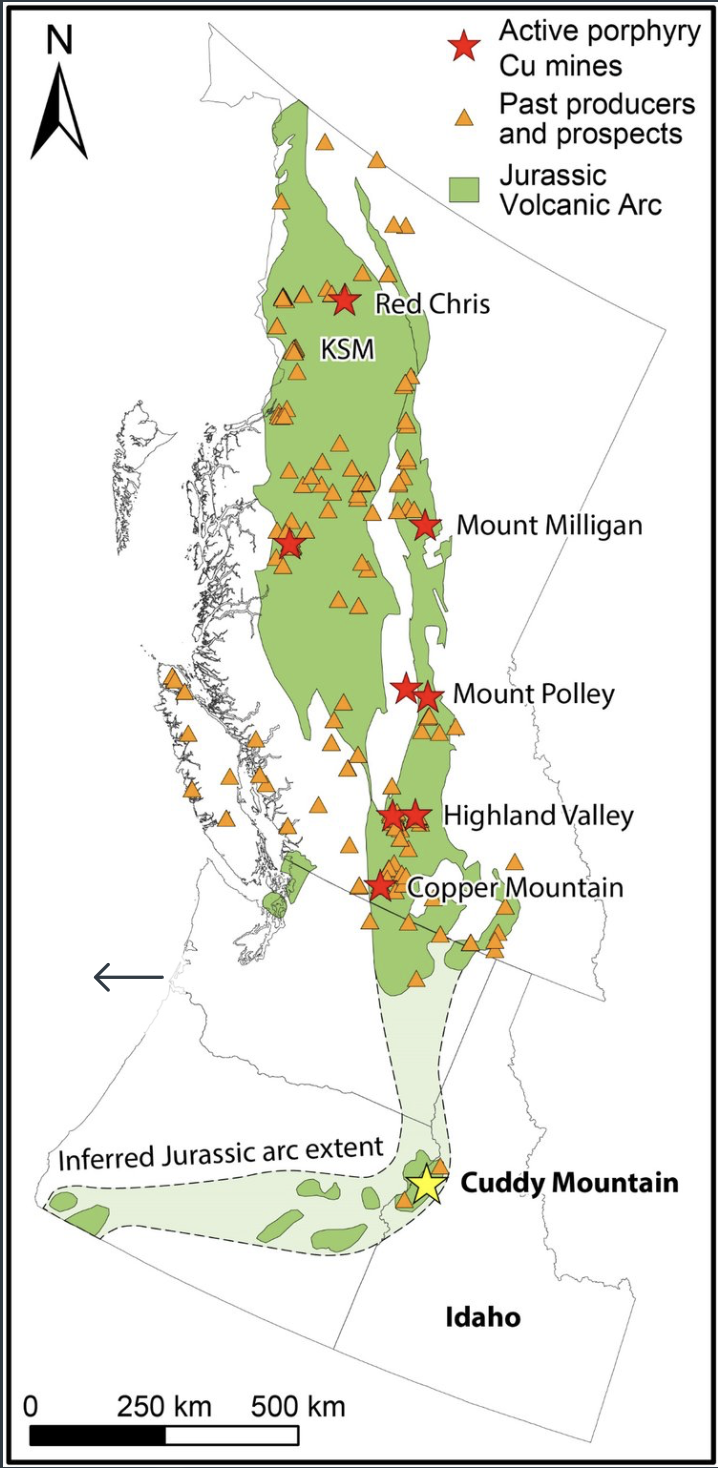 Cuddy Mountain Regional Setting